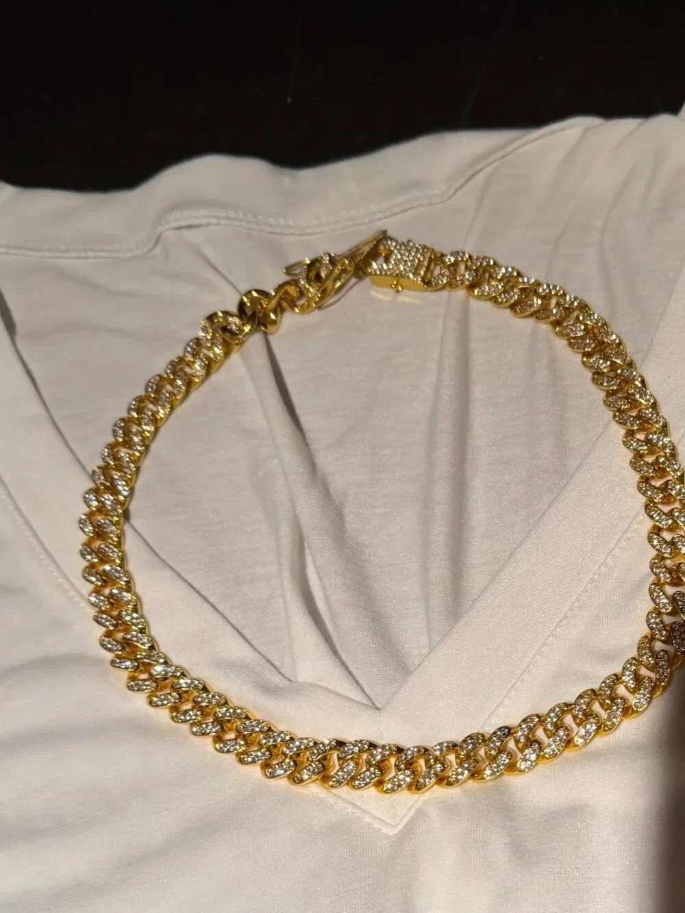 Neckace Cuban Chain Bling Iced Out Hip Hop Chain B